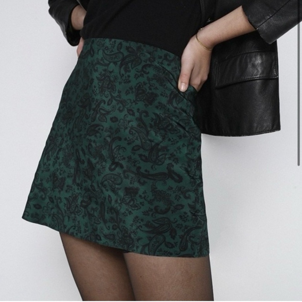 Realisation Par Silk Mini Skirt